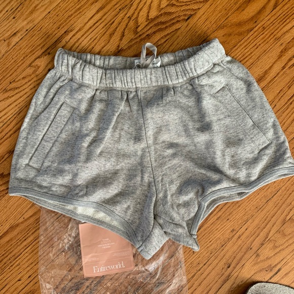 Sweat Shorts In Light Grey Melange Xs 